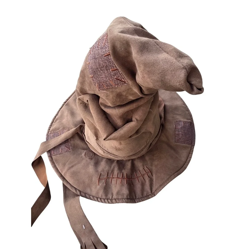 Harry Potter Wizarding World Animatronic Sorting‎ Hat Brown Patched Toy 13041 E2